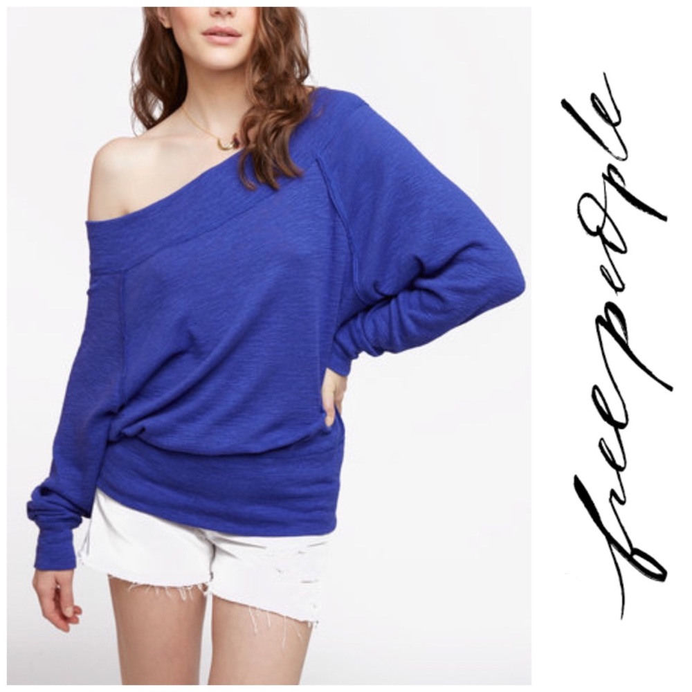 Free People Palisades Thermal Top in Egyptian Blue